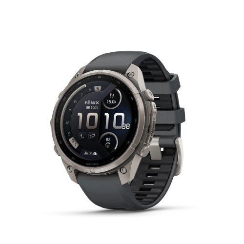 שעון חכם גרמין פניקס 9 Garmin Fenix 9 Pro OLED inReach 47mm Titanium – Graphite/Black Silicone
