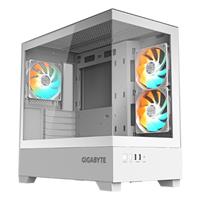 מארז לבן GIGABYTE C201 PANORAMIC ICE Micro-ATX 3XARGB Fans