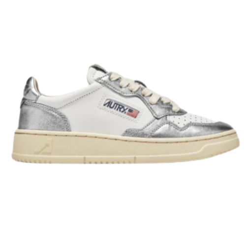 Autry Medalist Low Sneakers Silver