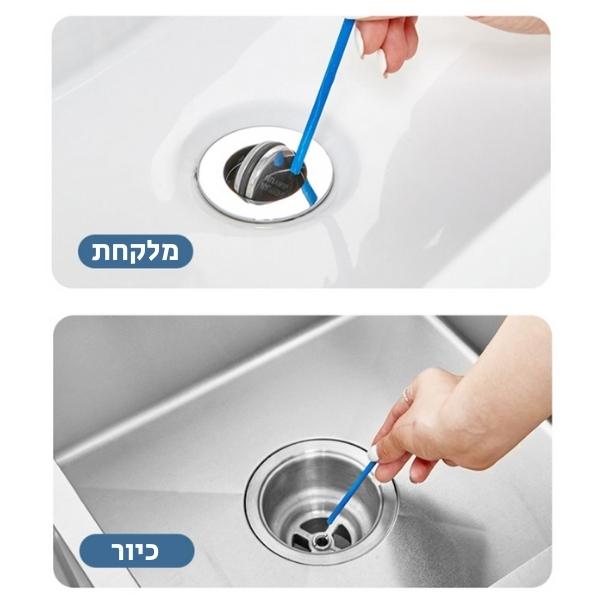 חידוש צנרות שחרור סתימות