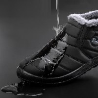 נעל פרווה אופנתית מחממת לחורף