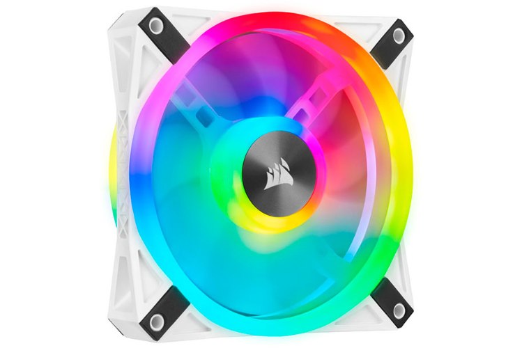 CORSAIR ICUE QL120 RGB 120MM PWM SINGLE FAN WHITE