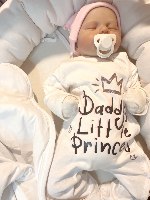 בגד גוף נסיכה של אבא- daddy's little princess