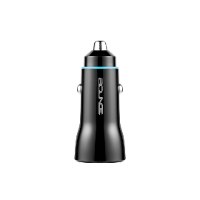 מטען לרכב  יציאות USB + TYPE C עם כבל TYPE-C