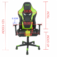 שולחן גיימינג פלוס כיסא גיימינג BANDEL7062 מבית LEVEL UP