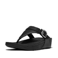 לולו טו פוסט שחור סגירת אבזם פיטפלופ FITFLOP