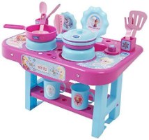 מטבח דיסני פרוזן Disney Frozen Girls Kitchen Set Pretend Cooker Role Play Game