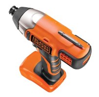 מברגה אימפקט נטענת 18V גוף בלבד- ללא סוללה Black+Decker BDCIM18N-XJ – מברגת אימפקט כתומה-שחורה עם