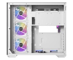 מארז Antec CX Mirror White Mini-Tower Gaming Case 7X120mm ARGB