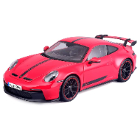 מאיסטו - דגם מכונית פורשה גי טי 3 אדומה - 1:18 Maisto Porsche 911 GT3 Coupe 2023