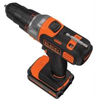 Black+Decker Multievo MT218K-QW 18V – גוף ומקדחה קומפקטיים לניידות מקסימלית.