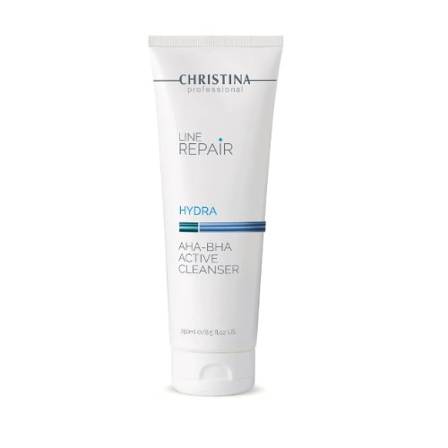 סבון חומצות לניקוי יסודי ועמוק 250 מ"ל Christina Hydra AHA BHA Active Cleanser