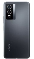 סמארטפון VIVO Y76 5G 8GB+128GB – גב המכשיר בצבע אפור כהה עם מודול מצלמה בפינה השמאלית העליונה ולוגו vivo בתחתית