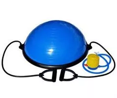 BOSU NY-7676 – חצי כדור בוסו מקצועי נאוי עם גומיות אימון לשיפור שיווי המשקל והכוח.