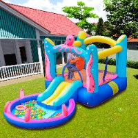מתנפח מים עם מגלשה תמנון W63104 מבית Doctor Dolphin