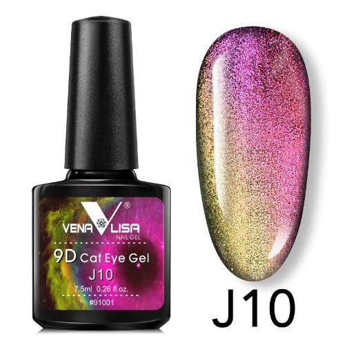 לק ג’ל עין החתול  J10 9D  ונליסה  VenaLisa