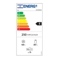 מקרר מקפיא עליון LG דגם GR-M6682SE