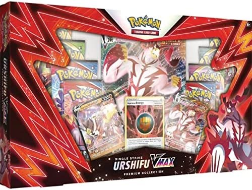 קלפי פוקימון מארז פרימיום Pokemon TCG Single Strike Urshifu VMAX Premium Collection