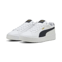Puma Court Classico men's Sneakers white black gold סניקרס פומה גברים לבן שחור