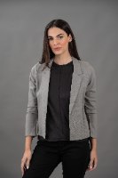 ג'קט קלאסי פשתן אפור