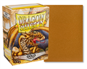 Gold - Dragon Shield Matte Sleeves Standard סליבים לשמירה על קלפים בכל הצבעים 100 יחידות