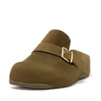 שוב עם רצועה ואבזם צבע חאקי פיטפלופ FITFLOP
