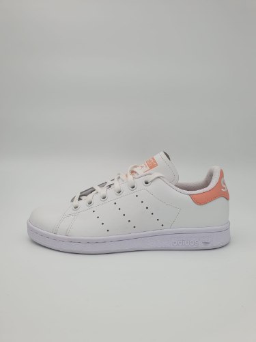 ADIDAS|אדידס- STAN SMITH- נשים- לבן ורוד עתיק