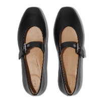 דליקטו מרי ג'יין נעל עור שחורה FITFLOP Delicato Leather Mary Jane פיטפלופ