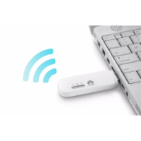 מתאם רשת סלולרי עם 2 אנטנות לשיפור הקליטה Huawei E8372h-153 150M LTE 4G USB WiFi