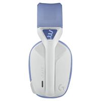 אוזניות קשת אלחוטיות לגיימינג Logitech G435 Lightspeed צבע לבן