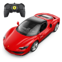 ראסטאר - מכונית שלט פרארי אדומה - RASTAR RC Ferrari 296 GTS 1:16