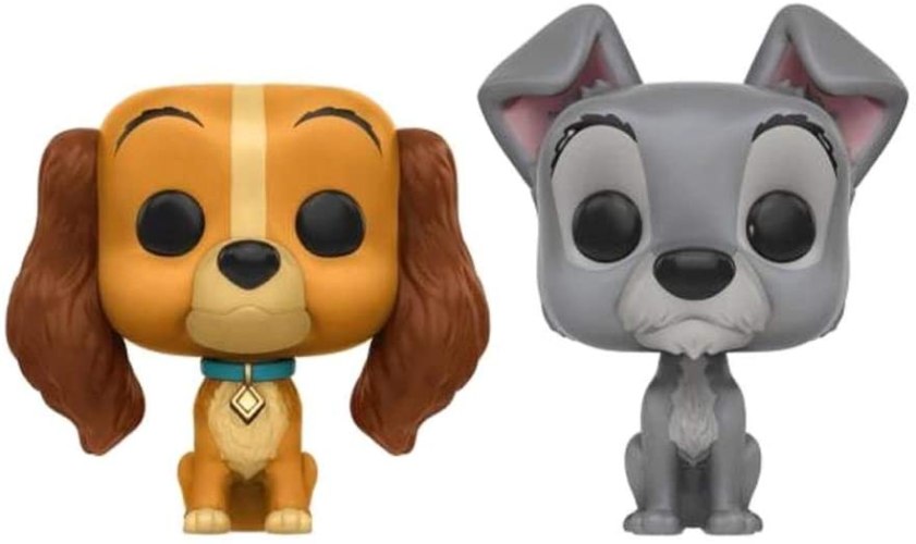 בובת פופ אקסלוסיבית היפיפיה והיחפן Lady & The Tramp 2pack