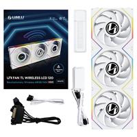 Lian-Li TL120 UNI Wireless LCD 120mm White 3xFans