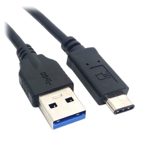 כבל מתאם USB Type C זכר  לחיבור USB3.1 זכר A באורך 2 מטר