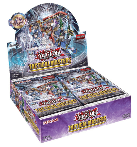 Yu-Gi-Oh Tactical Masters Booster Box (24 Packs) קלפי יו-גי-הו TCG מקוריים בוסטר בוקס