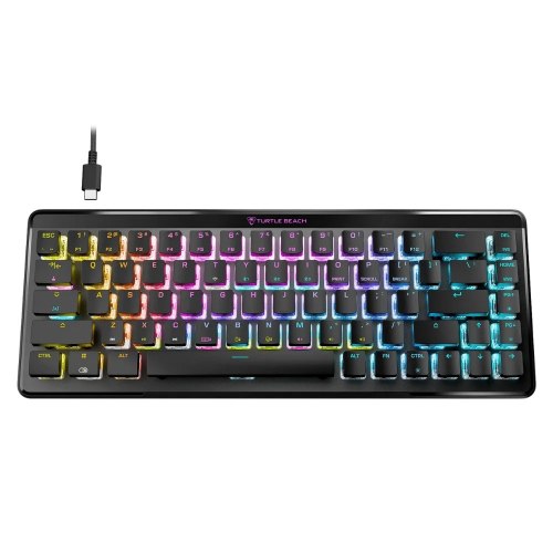 מקלדת קומפקטית לגיימינג Turtle Beach Vulcan II Mini Air עם קישוריות אלחוטית