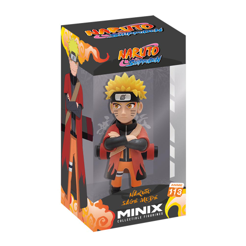 פסלון אספנות MINIX סדרות - נארוטו שיפודן עם גלימה - Naruto 113