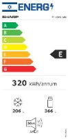 מקרר 4 דלתות 572 ליטר Sharp דגם SJ-8960-WH זכוכית לבנה גלאט שארפ