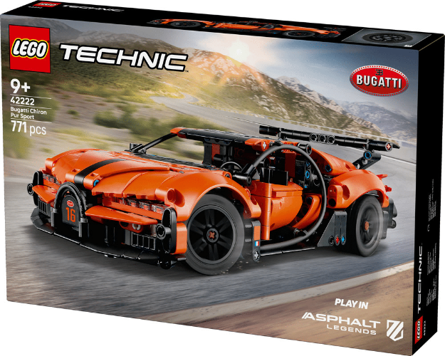 לגו Technic- בוגאטי היפר מרוץ כתומה 42222