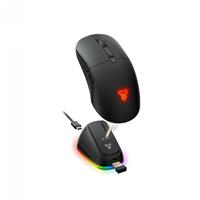 עכבר גיימינג אלחוטי Fantech Kanata WG9RD כולל תחנת טעינה RGB שחור