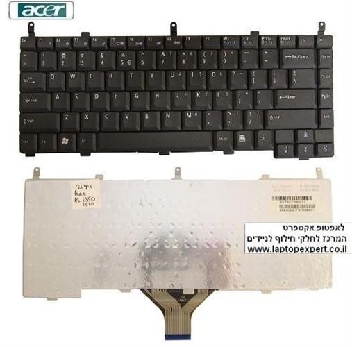 החלפת מקלדת למחשב נייד אייסר Acer Aspire 1350 / 1510 Laptop Keyboard K000946K1, AEZP1TNG017, AEZP1TNE014