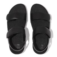 סנדלי לולו צבע שחור פיטפלופ (רצועות סקוצ') FITFLOP