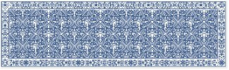 30 ס"מ על 100 ס"מ - ראנר PVC דגם מוזאיקה 7255