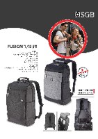 תיק גב\יד FUSION אפור