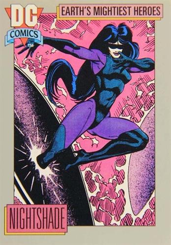 קלף בודד די.סי קומיקס DC Comics - The Nightshade Dimension - Earth's Mightiest Heroes - 64