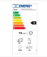 מדיח כלים צר מידאה  Midea WQP8-W7634C/6470 - צבע כסוף