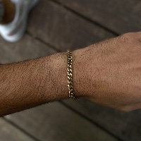 Cono Bracelet Gold 6mm