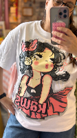 טישרט Lady לבנה
