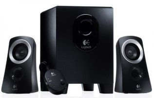 רמקולים למחשב Logitech Z313 2.1 – סט רמקולים 2 1 שחור הכולל סאבוופר שני לוויניים ובקר שליטה חוטי