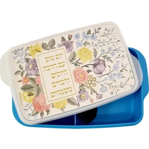 קופסת אוכל הדפס וואשי פרחוני
